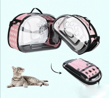 شنطة قطط كف شفاف 1 <br> <span class='text-color-warm'>سيتوفر قريباً</span>